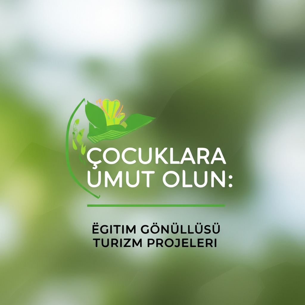 Çocuklara Umut Olun: Eğitim Gönüllüsü Turizm Projeleri